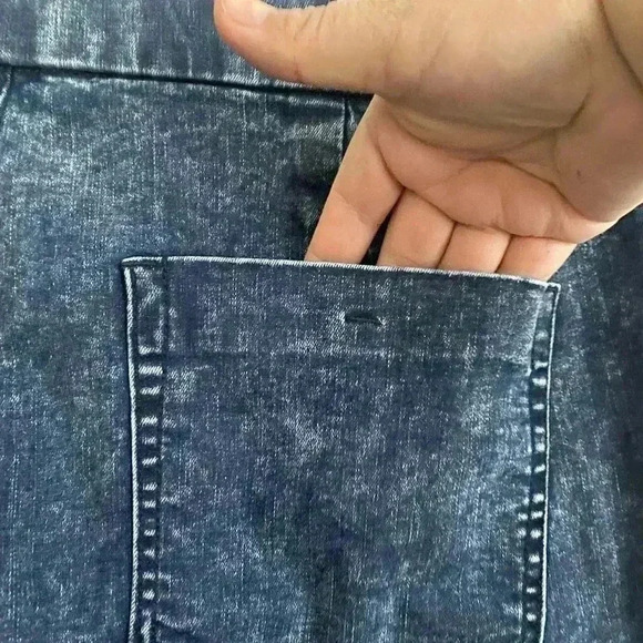 🆕NOHO Curvy Plus-Size Mid Blue Acid Jegging 3XG🆕 - Picture 8 of 12